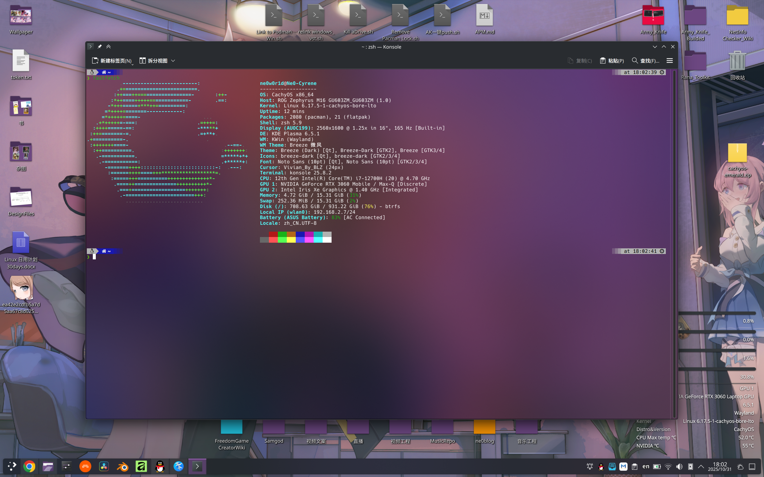 Arch Fastfetch